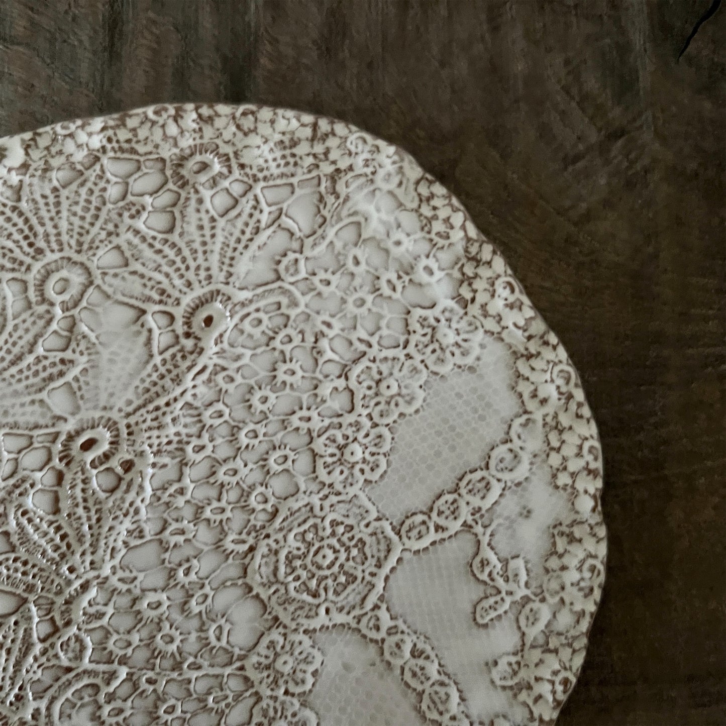 【 Valerie Casado】ソーサー Sous Tasse Simple_Rouge-2