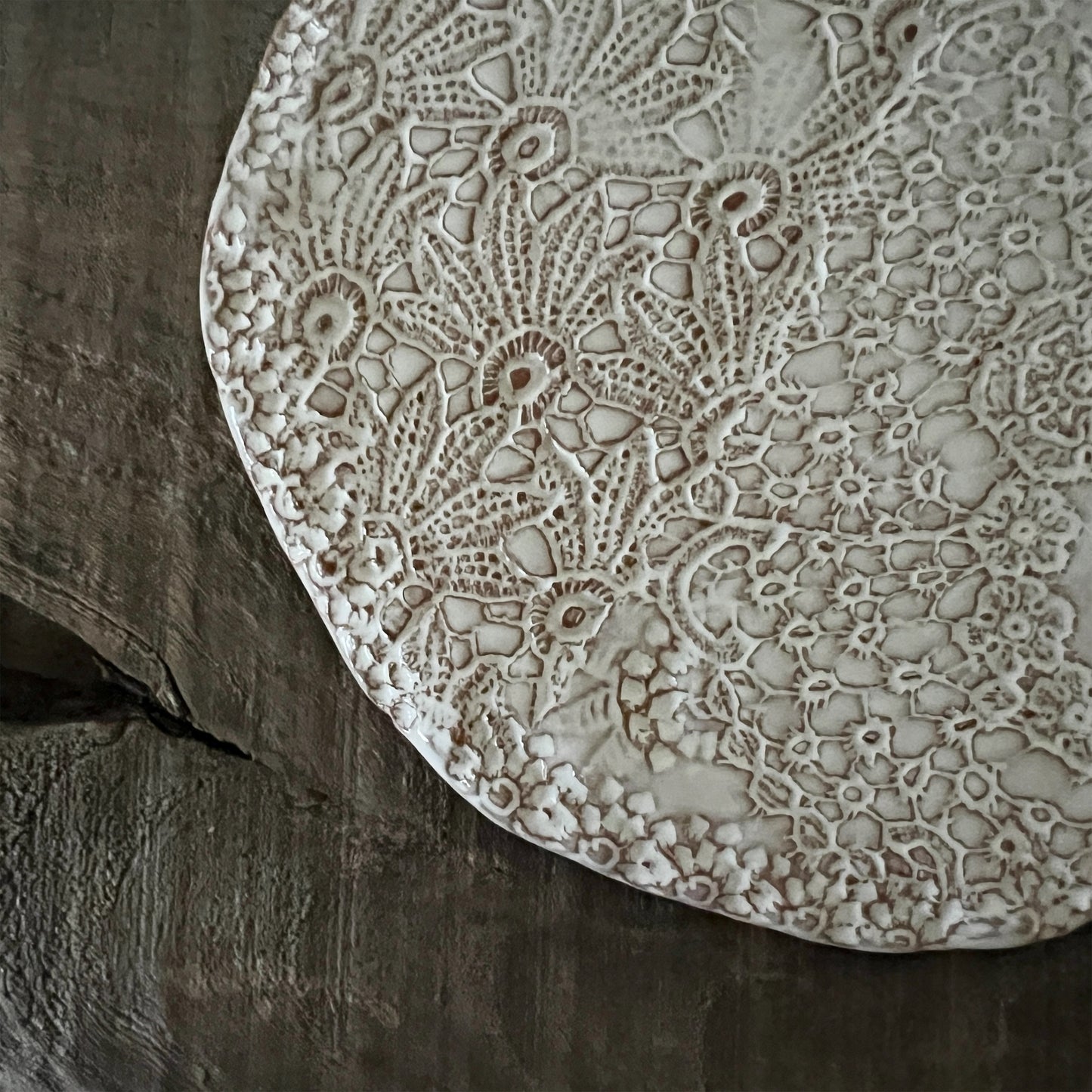 【 Valerie Casado】ソーサー Sous Tasse Simple_Rouge-2