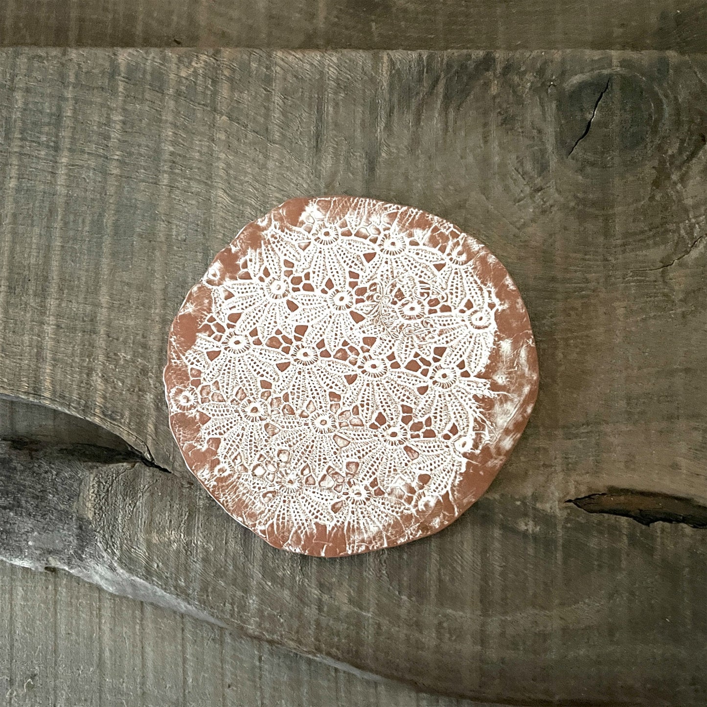 【 Valerie Casado】ソーサー Sous Tasse Simple_Rouge-2