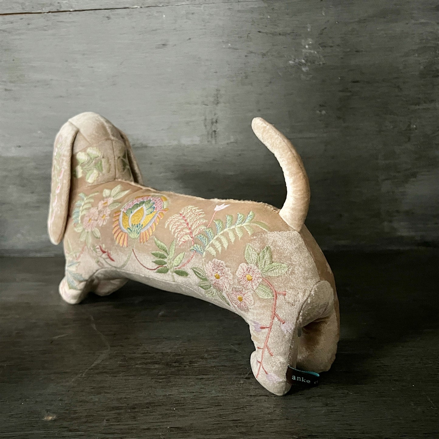 【Anke Drechsel】シルクベルベット Dachshund_Taube