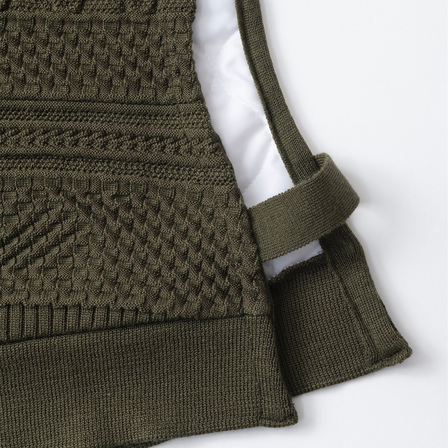 【TRICOTE】BUMPY SWITCH KNIT VEST