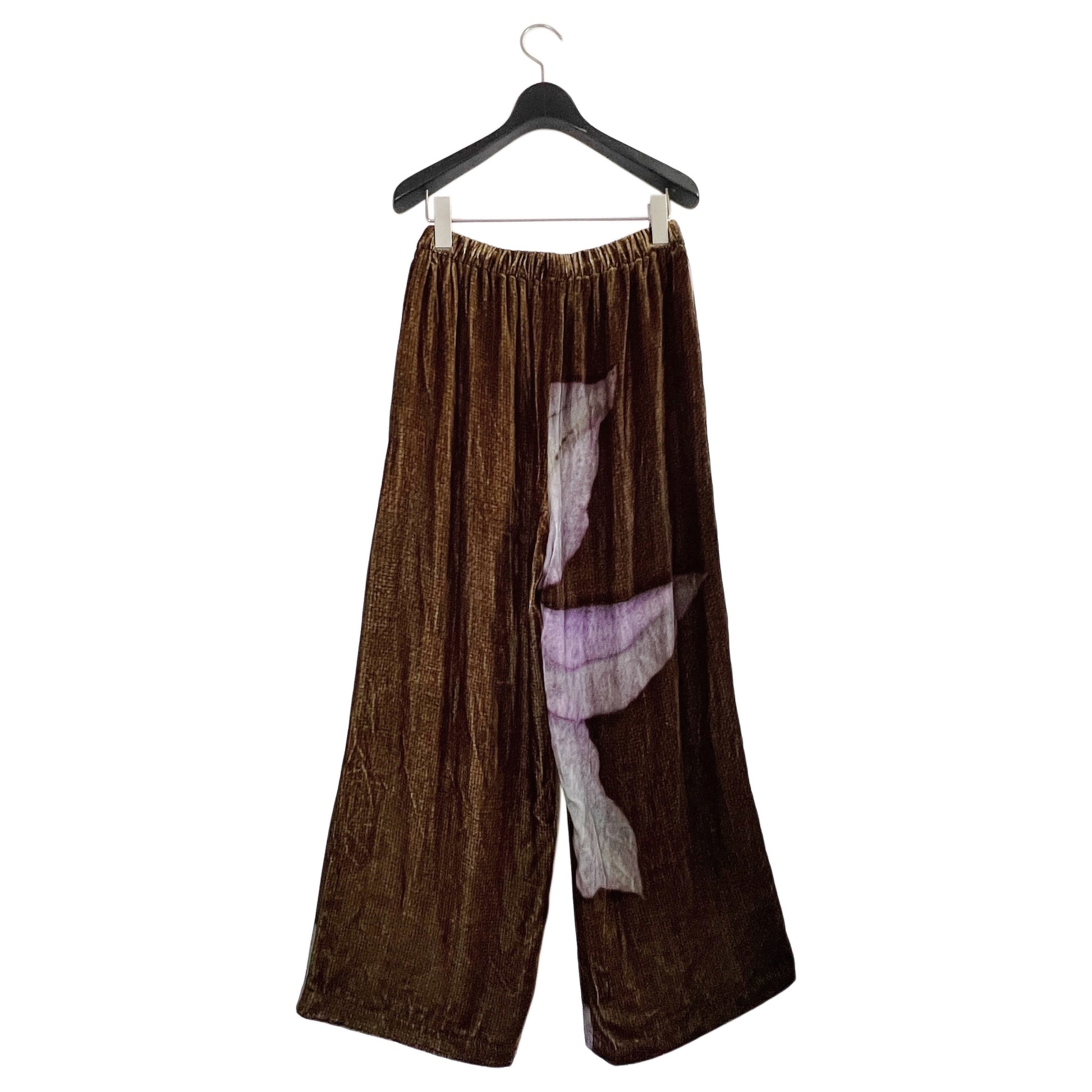 【colomba ledddi】Pants Coulisse_Silk velvet_Clemantis