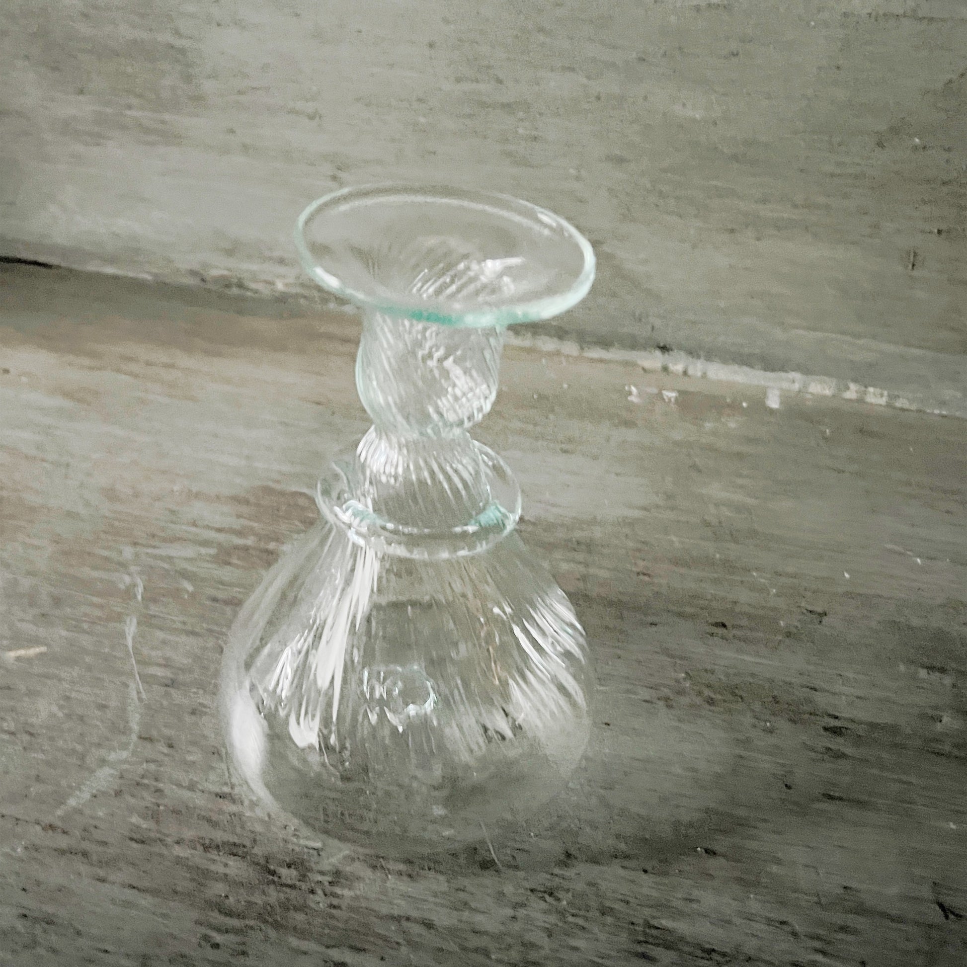 【La Soufflerie】グラスウエア Porte Cierge Venezia Avec Anneau