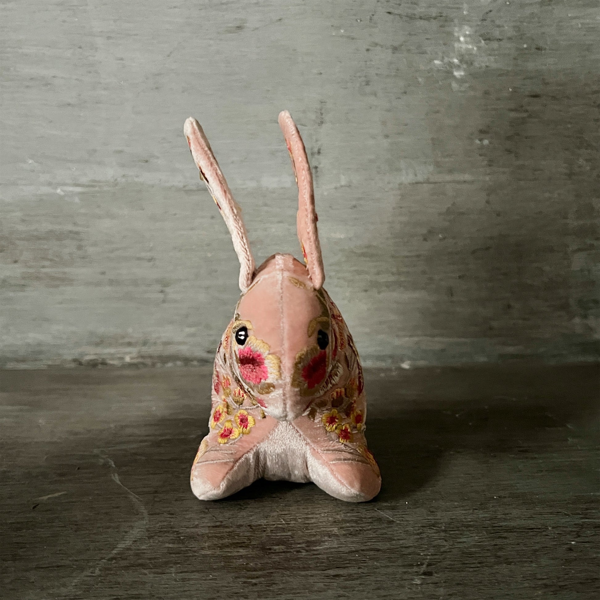 【Anke Drechsel】シルクベルベット Bunny_Old Rose