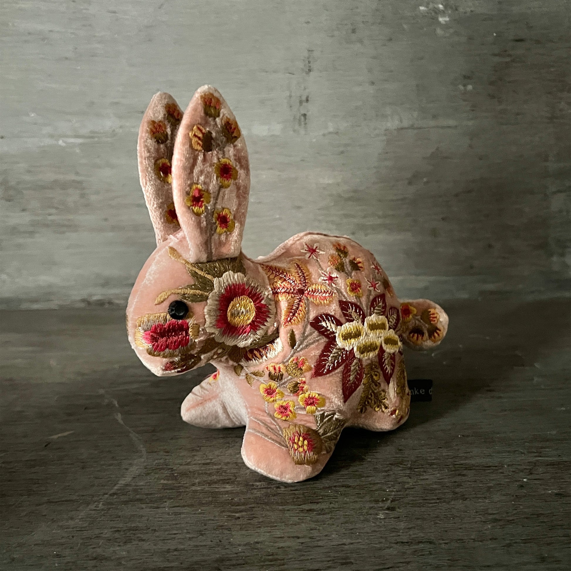 【Anke Drechsel】シルクベルベット Bunny_Old Rose