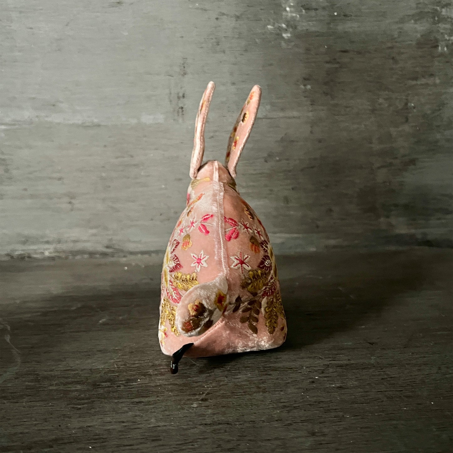 【Anke Drechsel】シルクベルベット Bunny_Old Rose