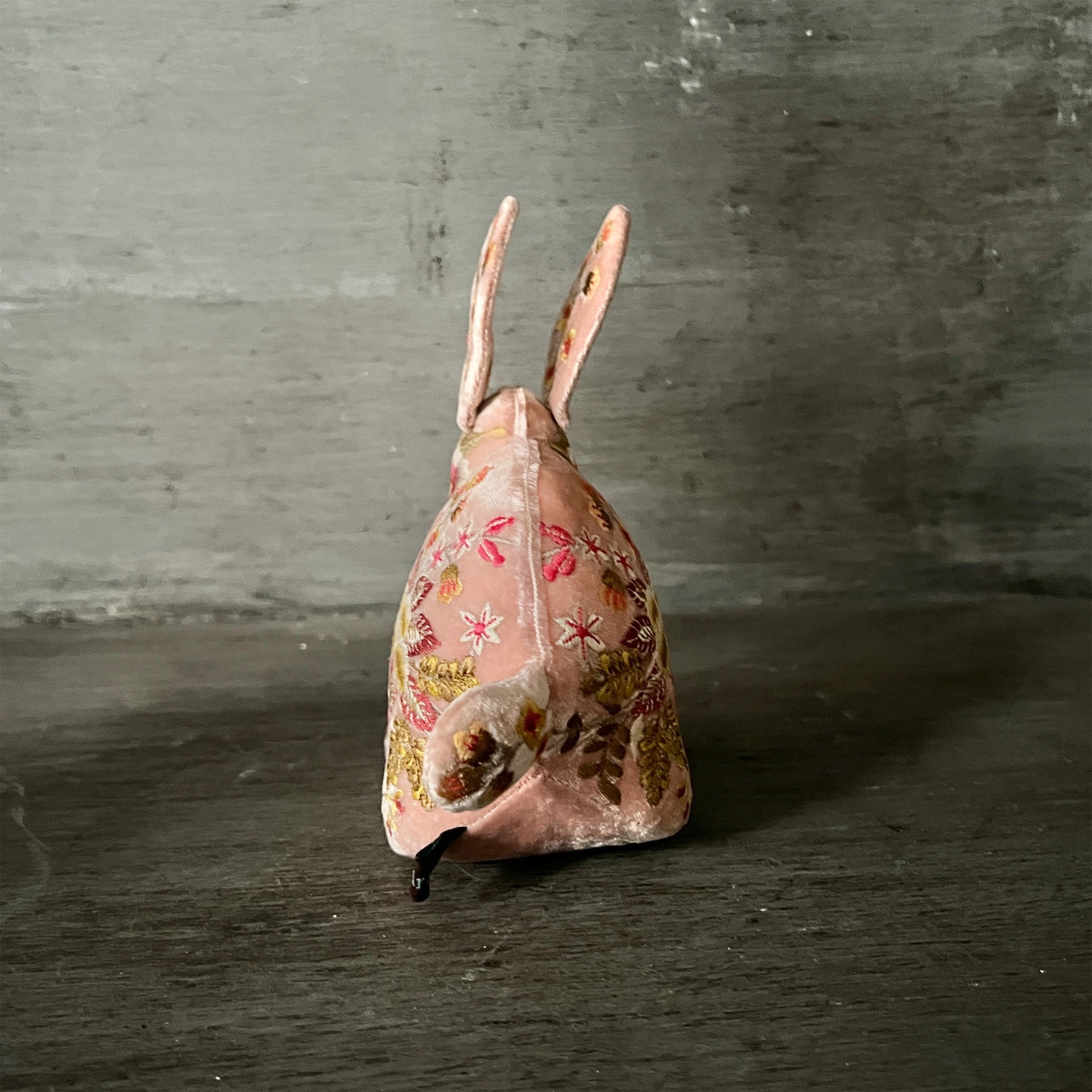 【Anke Drechsel】シルクベルベット Bunny_Old Rose