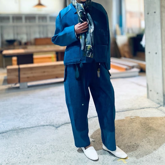 【ohta】Light blue denim pants pt-53L