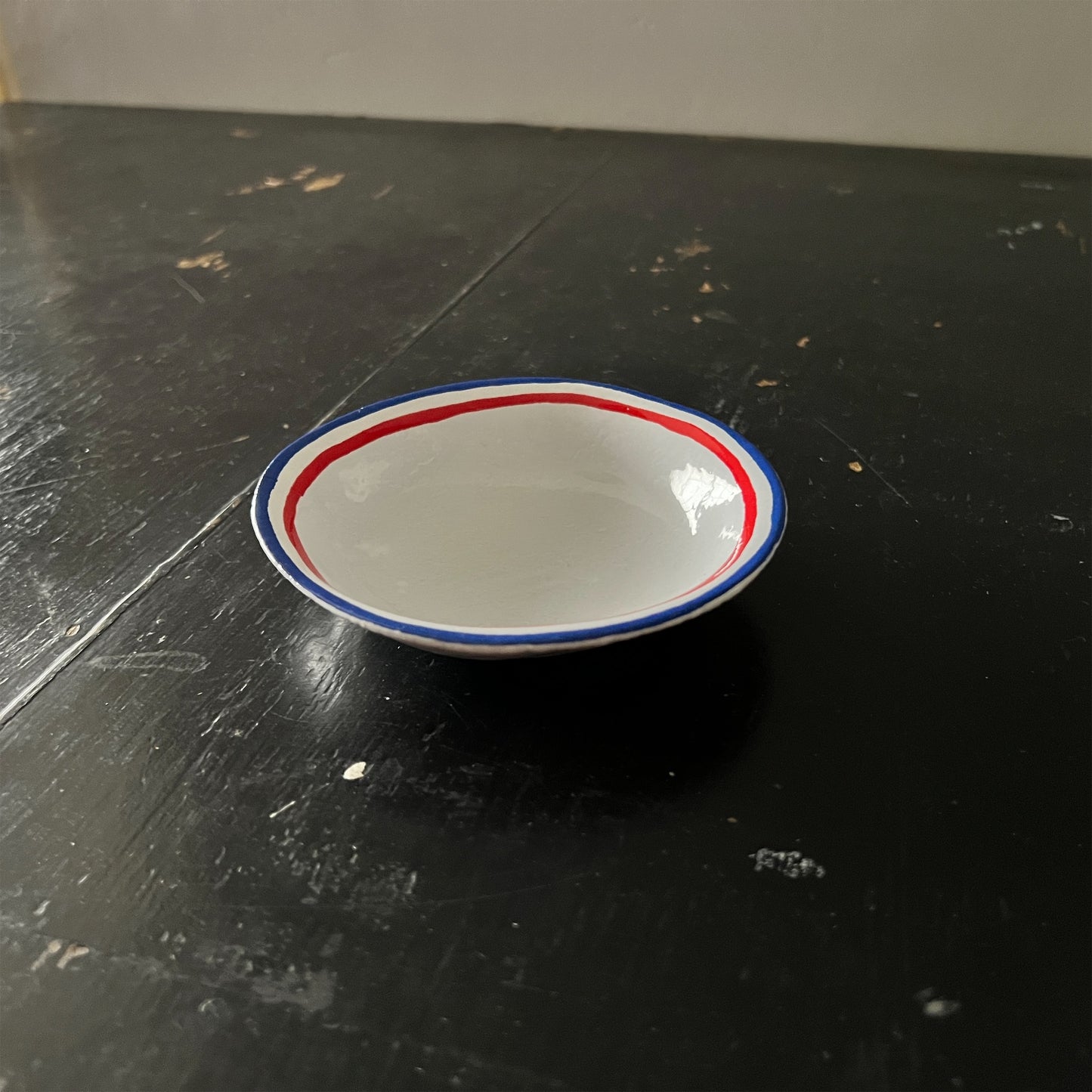 【Astier de Villatte】Tricolore ソーサー