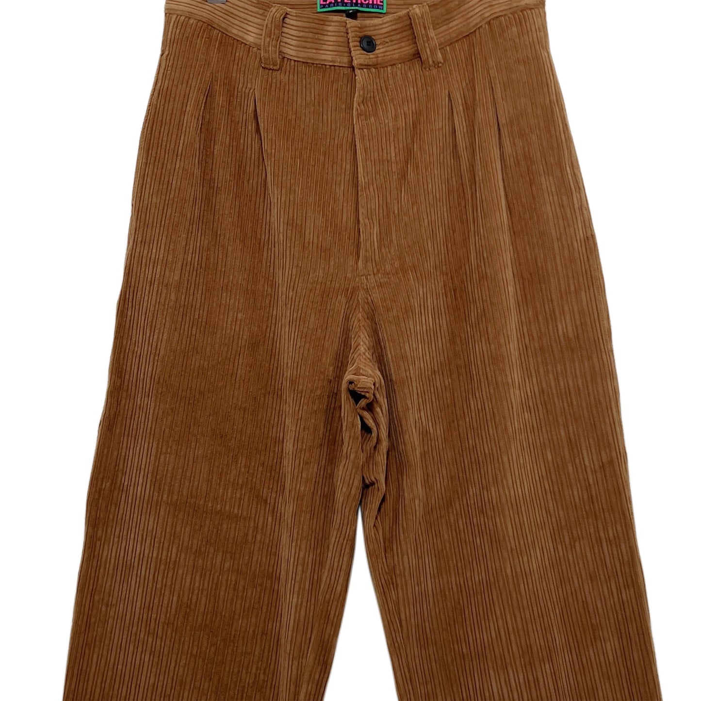 【LA FETICHE】Mens Style Pleated Tailored Corduroy Pant / brown