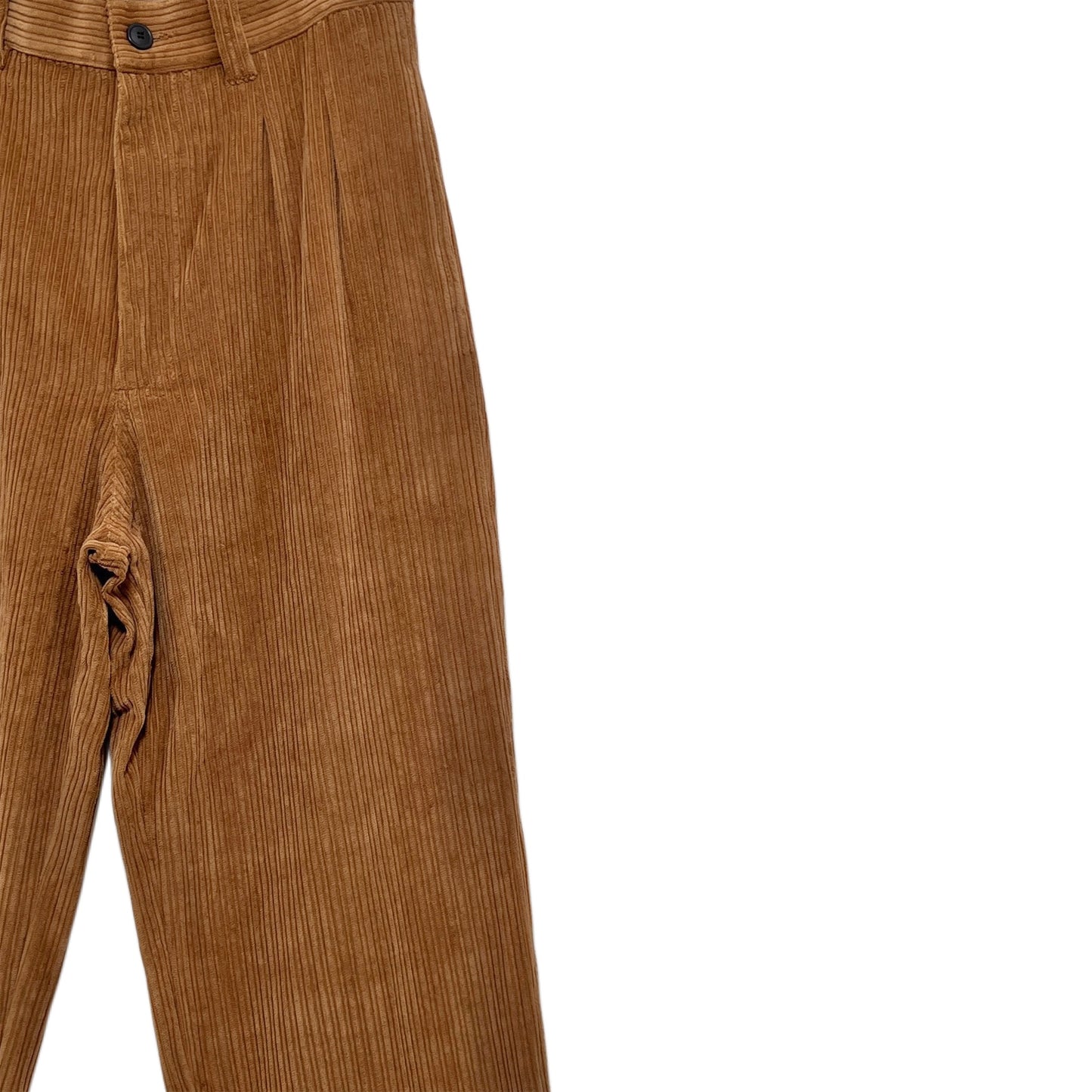【LA FETICHE】Mens Style Pleated Tailored Corduroy Pant / brown