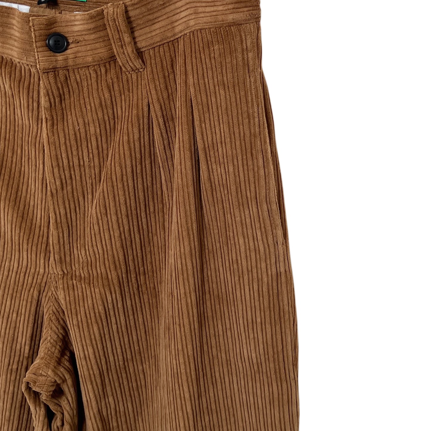 【LA FETICHE】Mens Style Pleated Tailored Corduroy Pant / brown