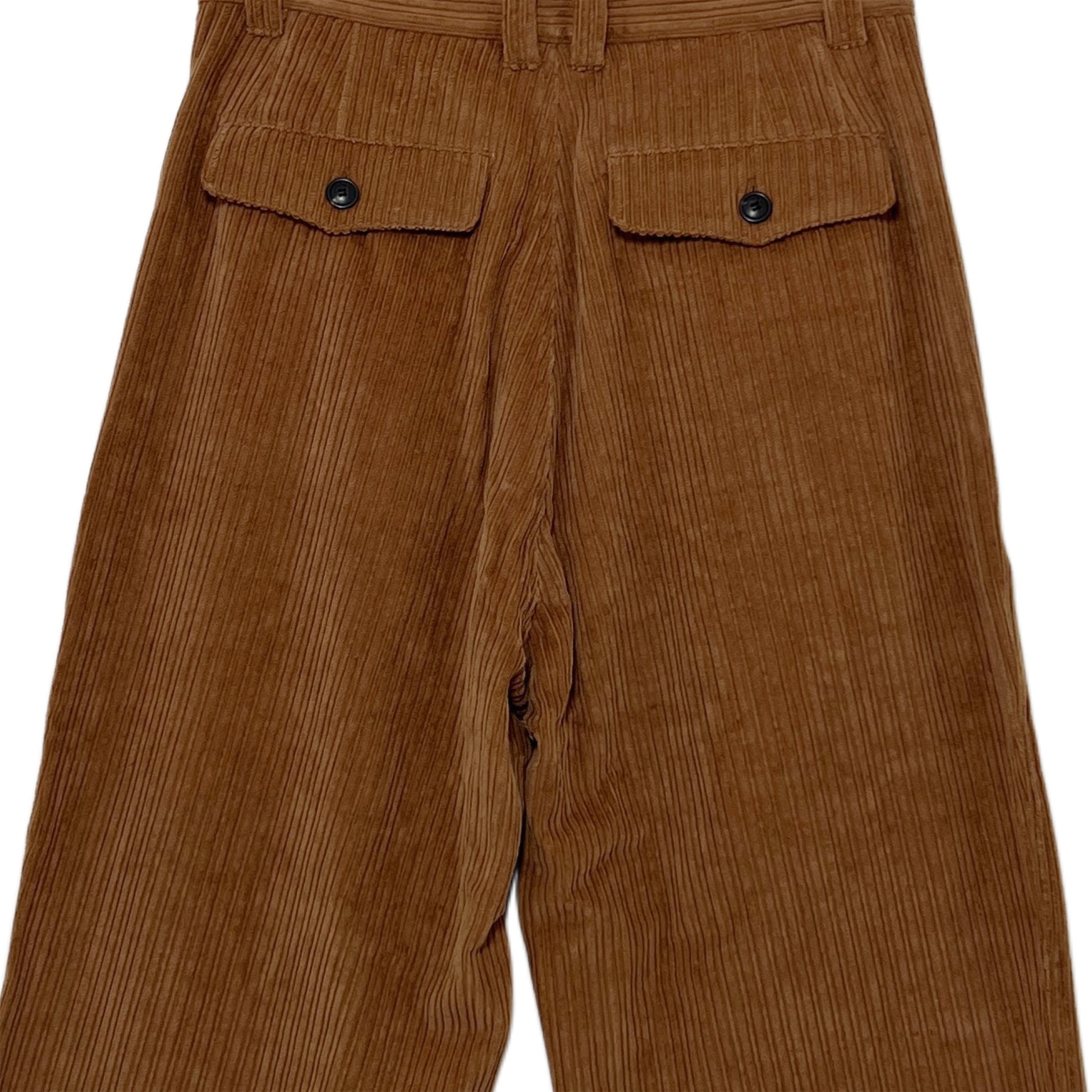【LA FETICHE】Mens Style Pleated Tailored Corduroy Pant / brown