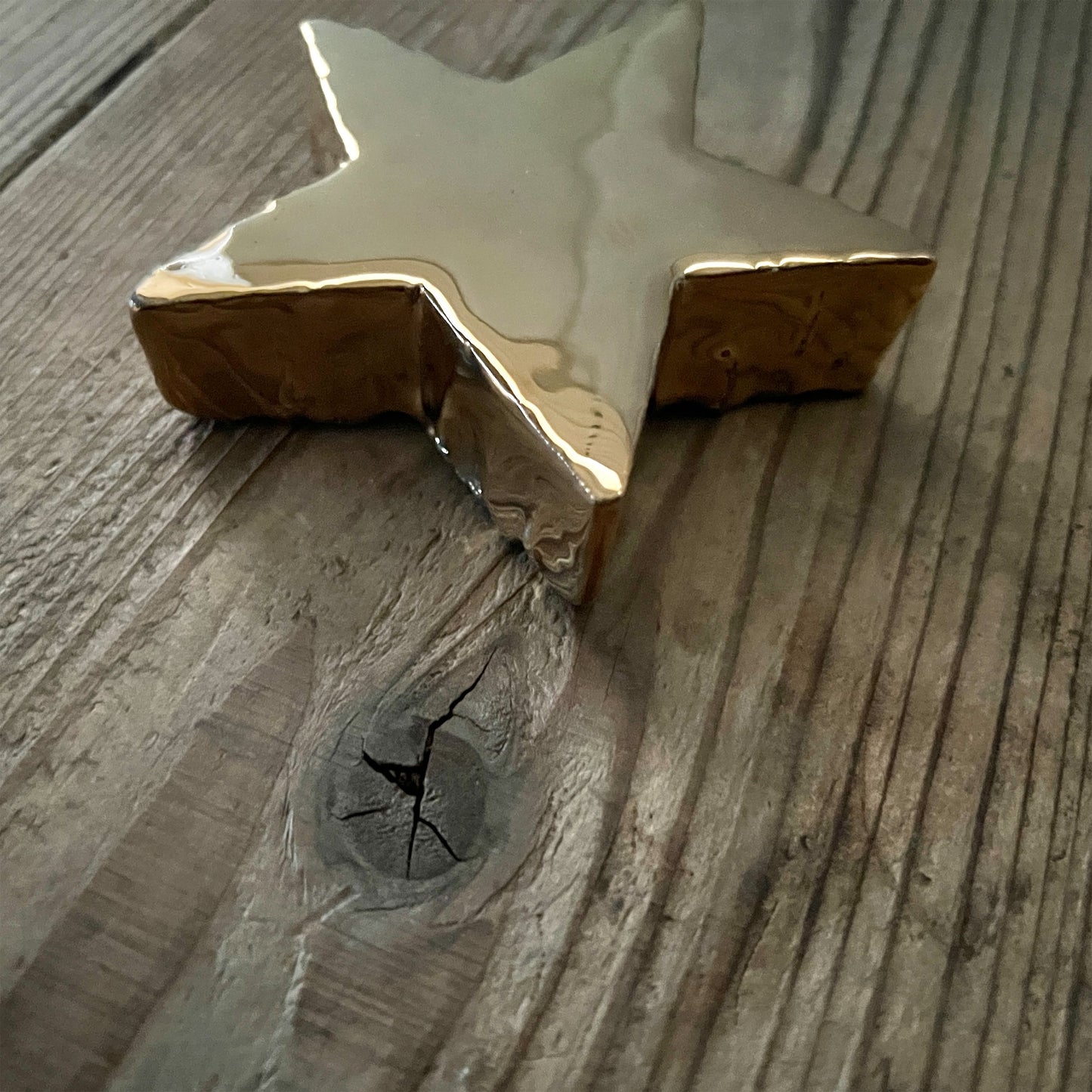 【MV% ceramics design】BIG GOLDEN STARS