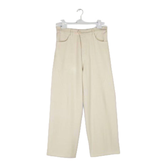 【Mii collection】HAND WOVEN COTTON DENIM ORGANIC BAGGY PANT