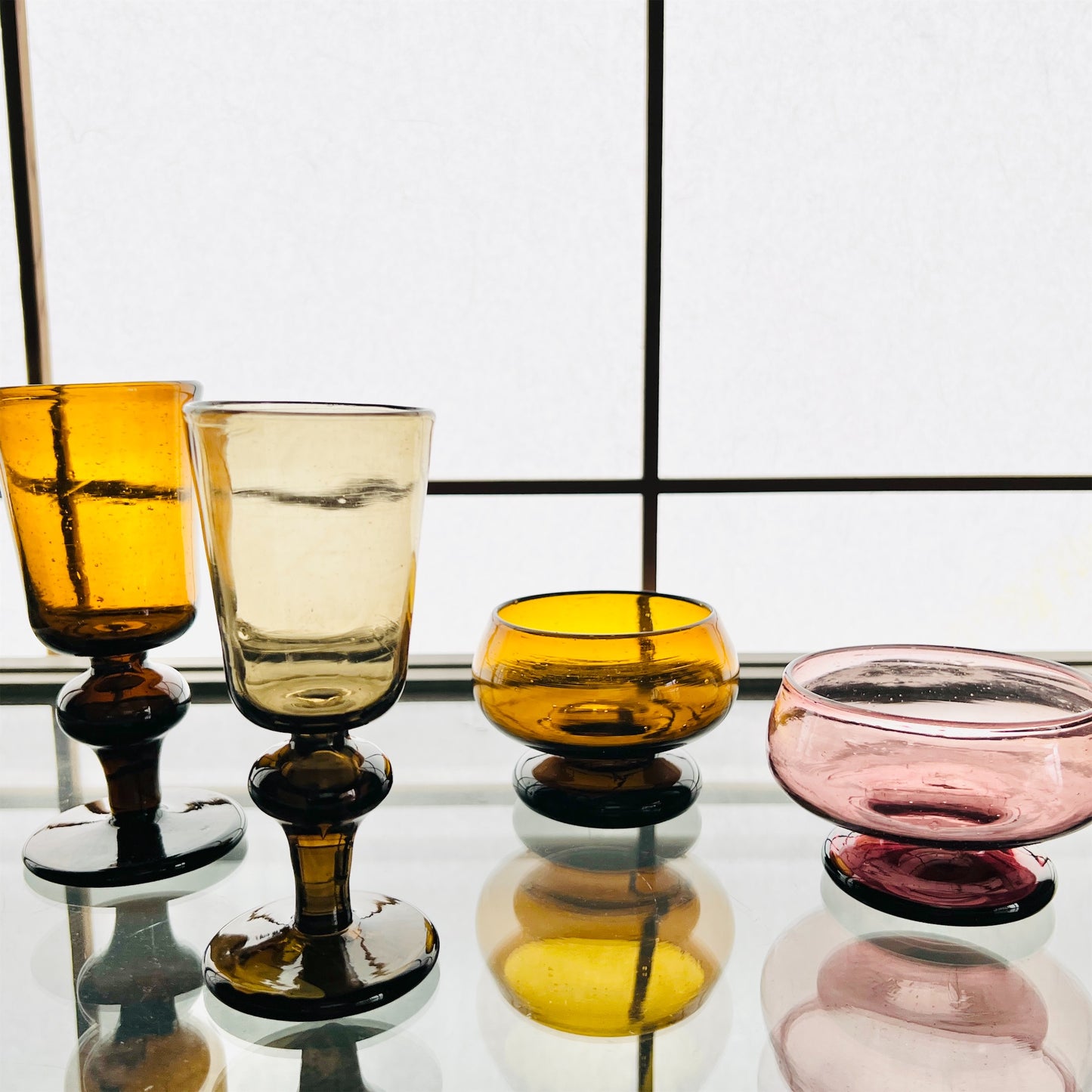【La Soufflerie】ワイングラス Red Wine Glass Dark Brown