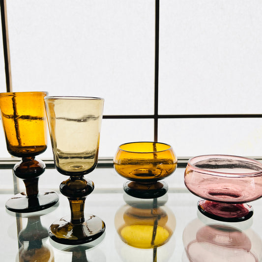 【La Soufflerie】ワイングラス Red Wine Glass Dark Brown