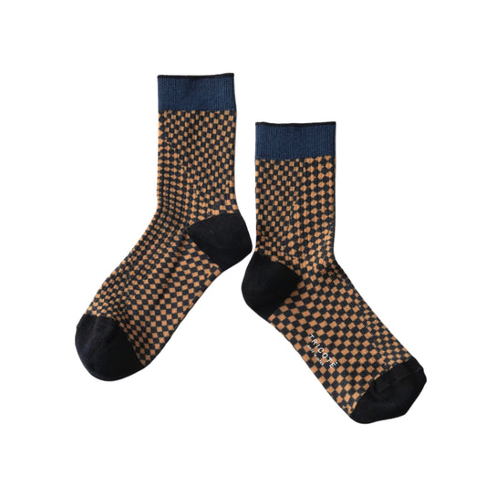 【TRICOTE】CHACKERD LINK SOCKS