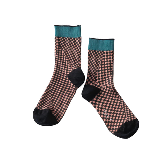 【TRICOTE】CHACKERD LINK SOCKS