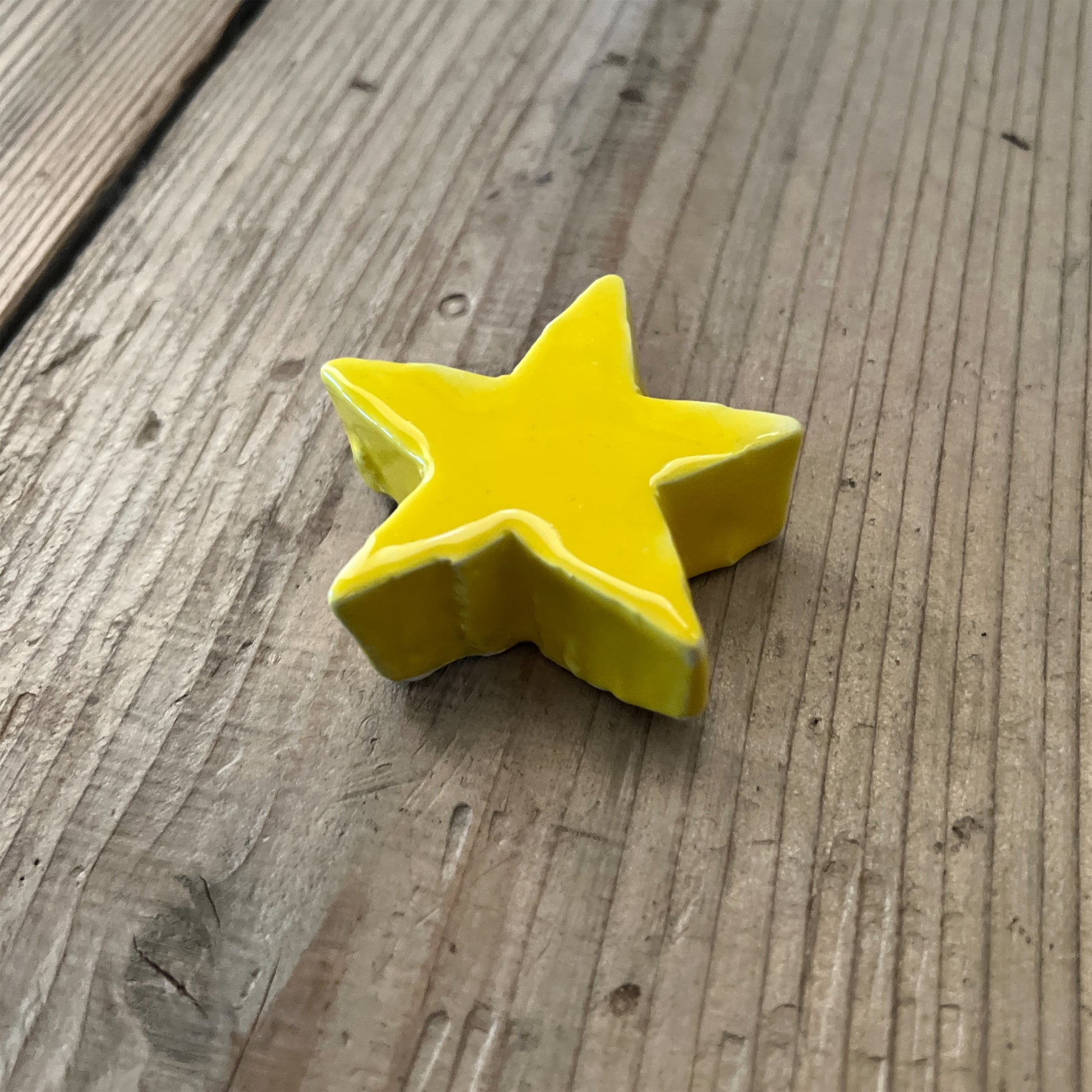 【MV% ceramics design】Coloured Small Star Yellow