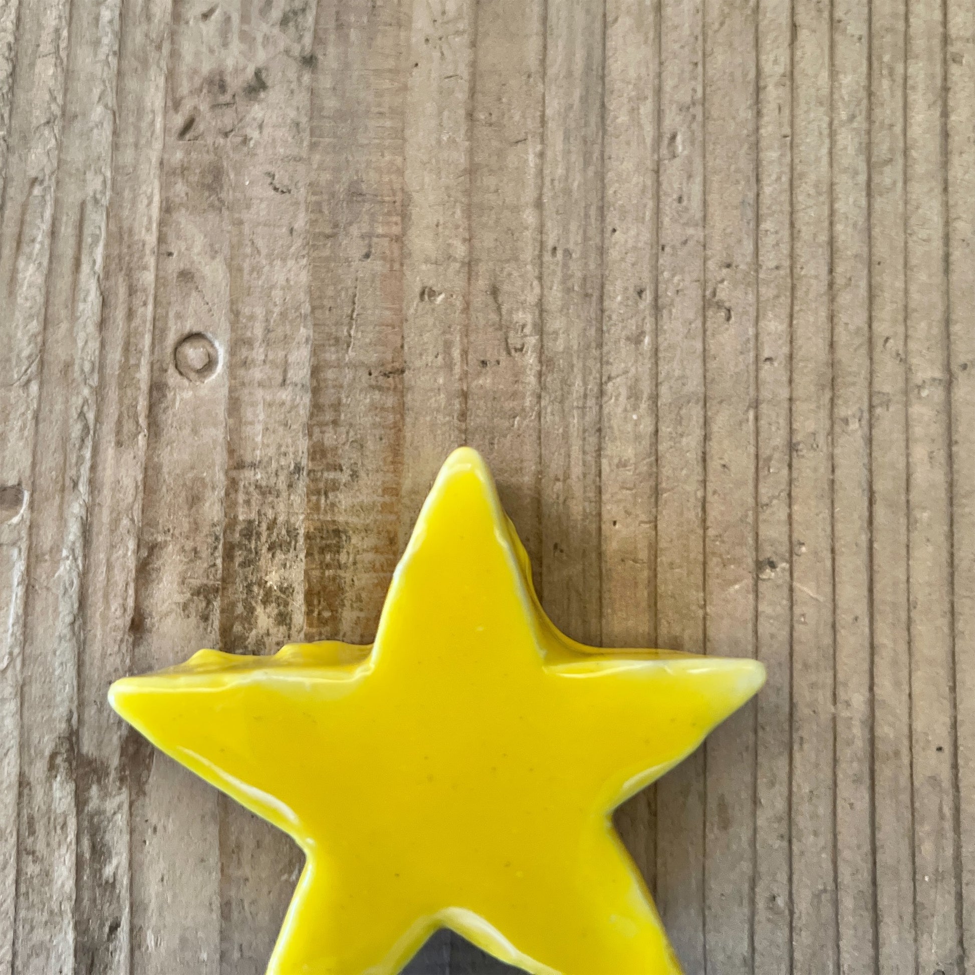 【MV% ceramics design】Coloured Small Star Yellow
