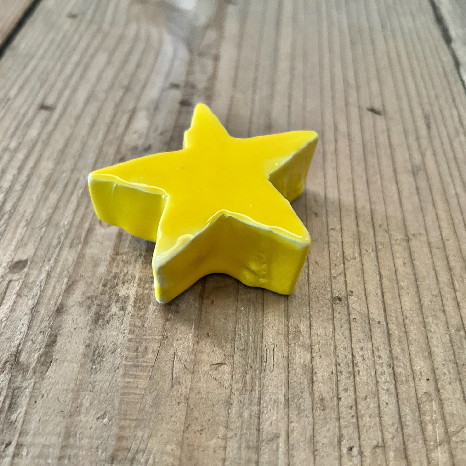 【MV% ceramics design】Coloured Small Star Yellow
