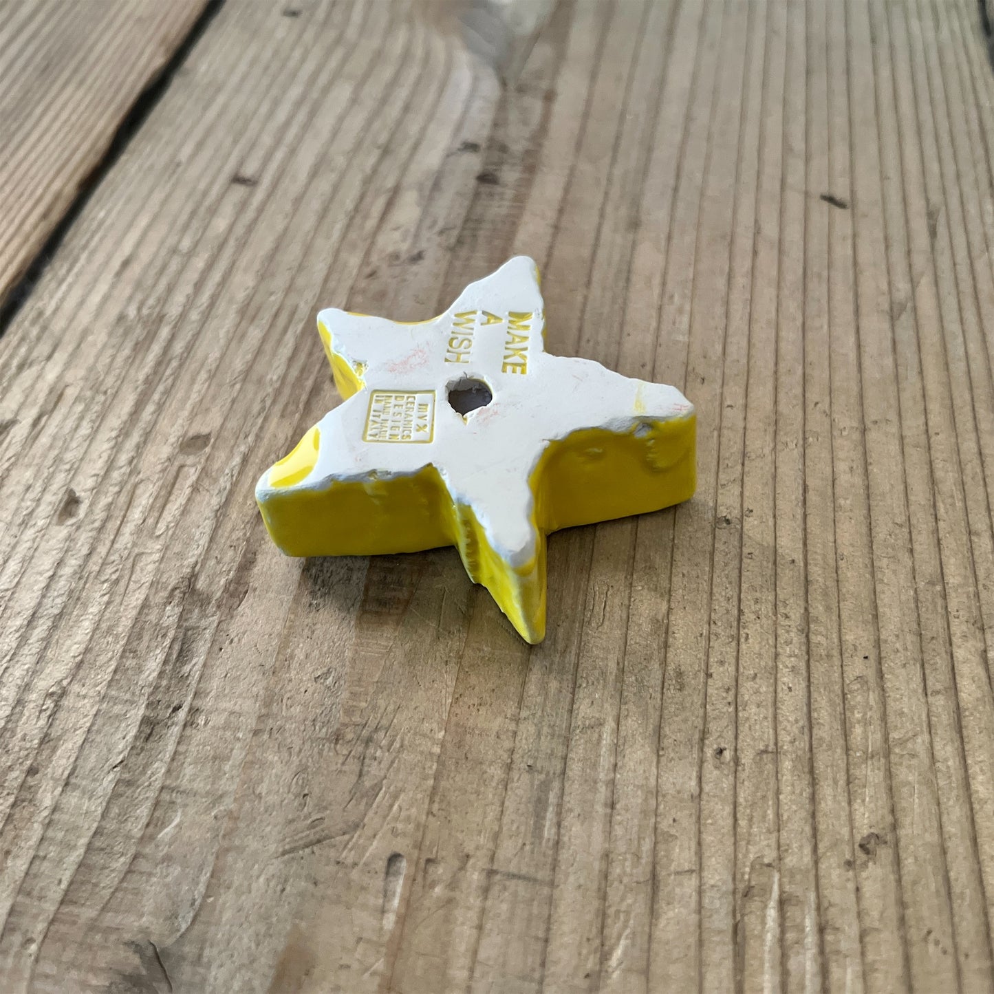 【MV% ceramics design】Coloured Small Star Yellow