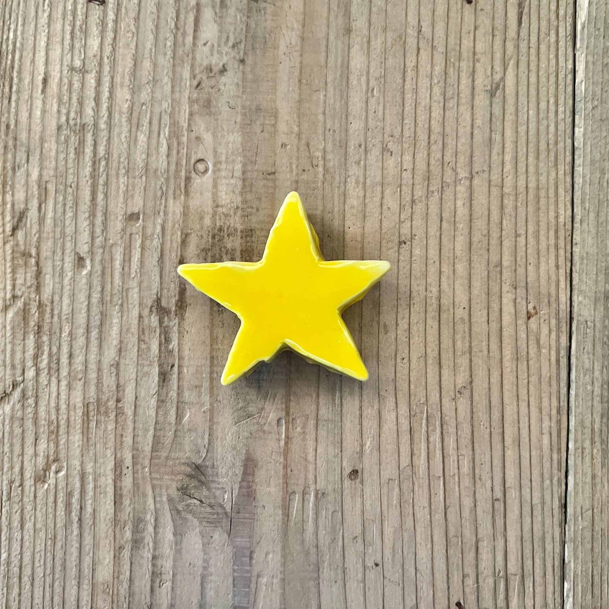 【MV% ceramics design】Coloured Small Star Yellow