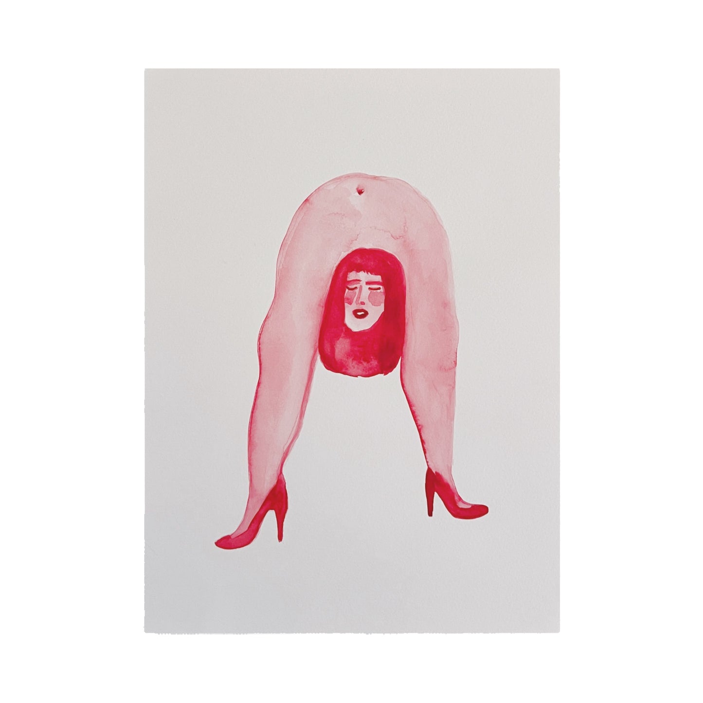 【Cathy Burghi 】足の間から顔