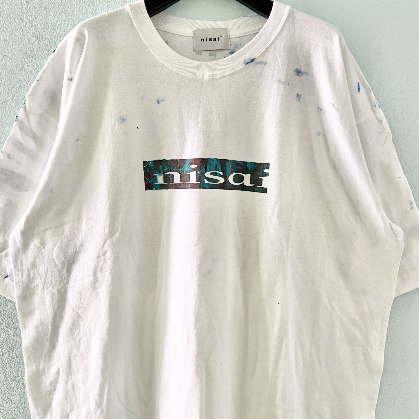 【nisai】手刷りのTシャツ R015