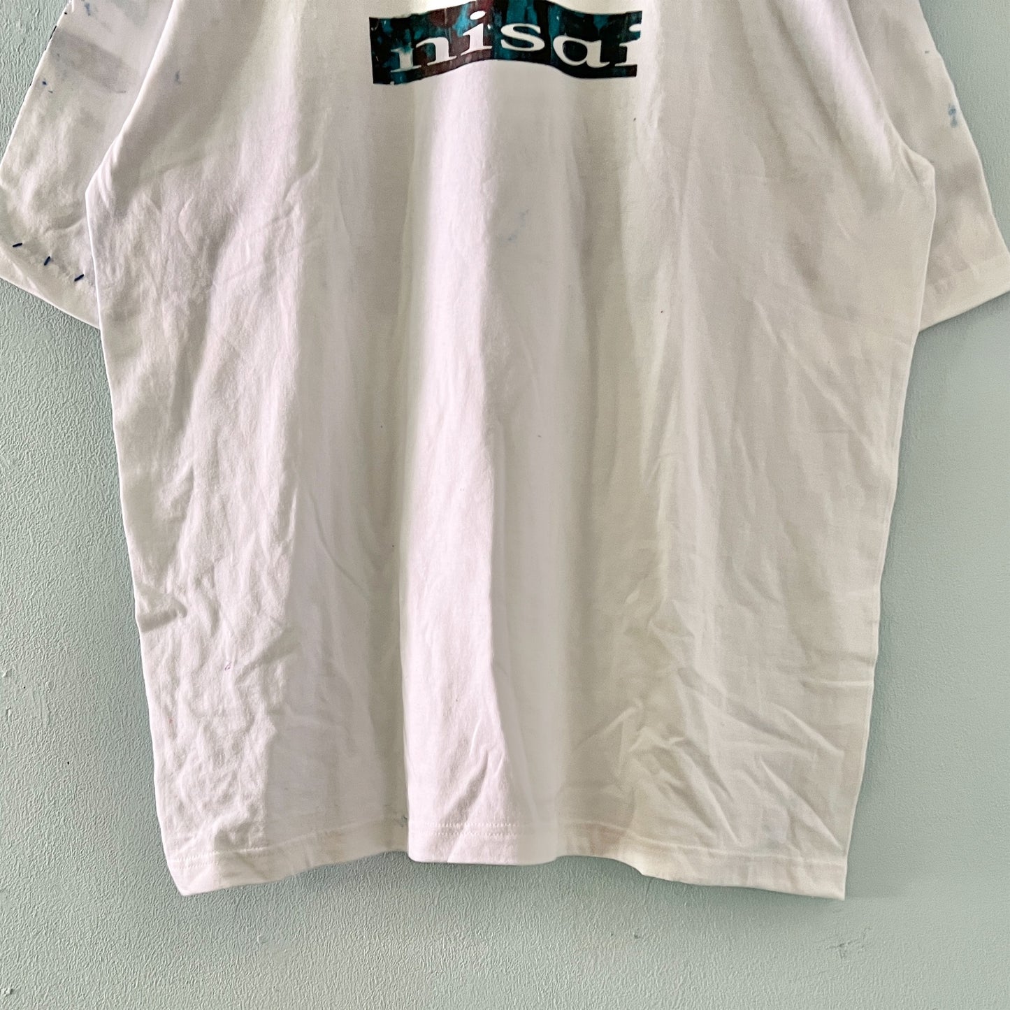 【nisai】手刷りのTシャツ R015