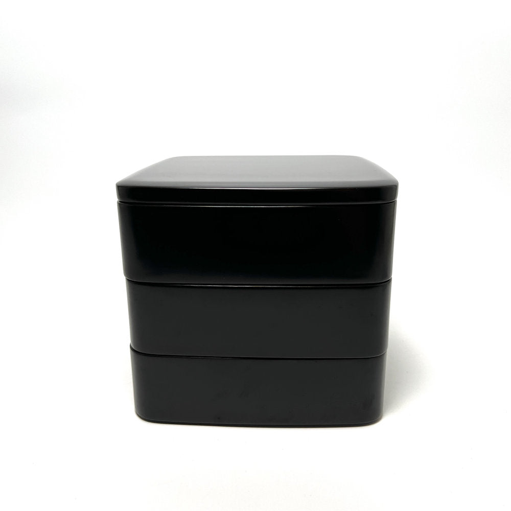 【塗師屋いち松】重箱 3段黒