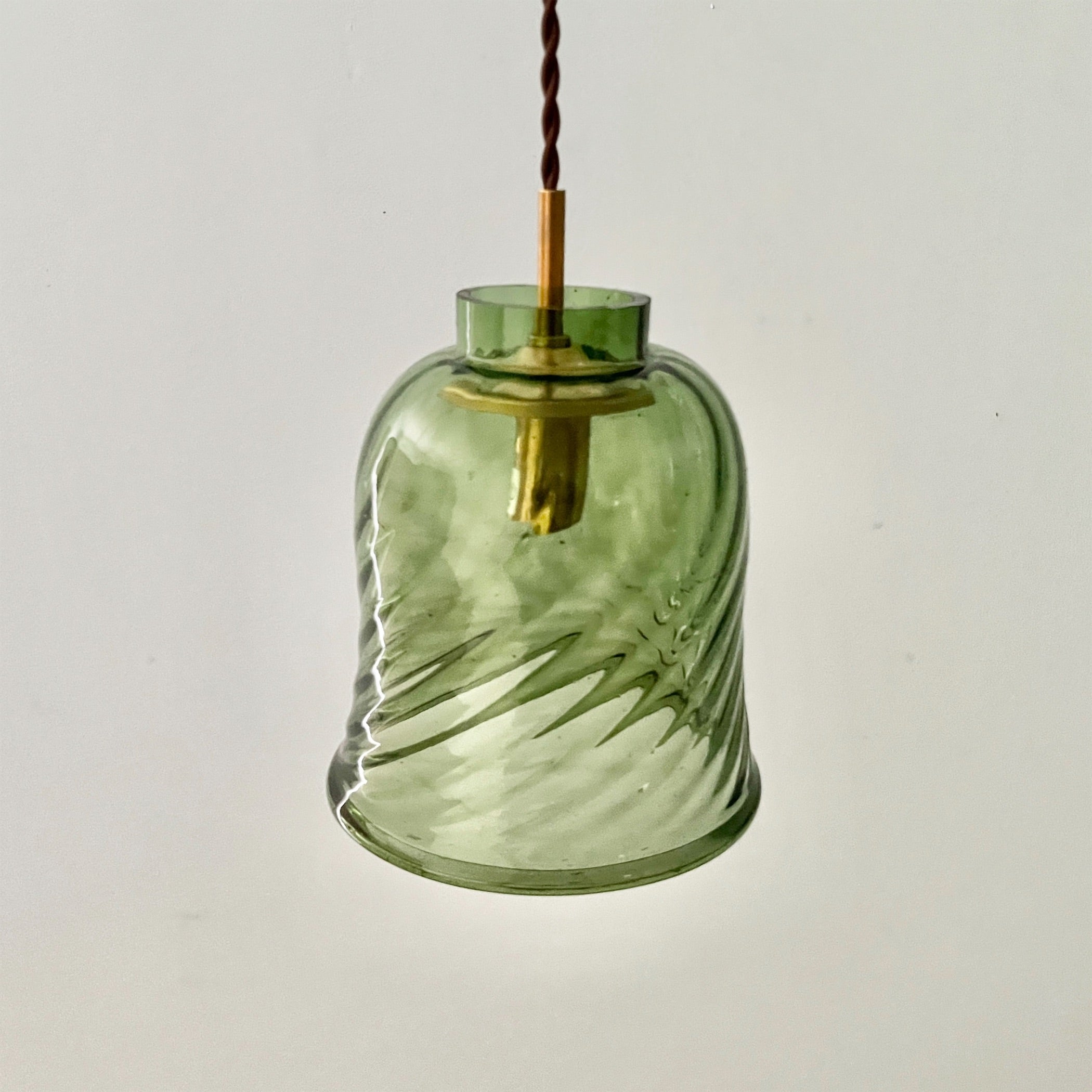 La Soufflerie】ランプシェード Suspension Dome Vert Fume | フィール