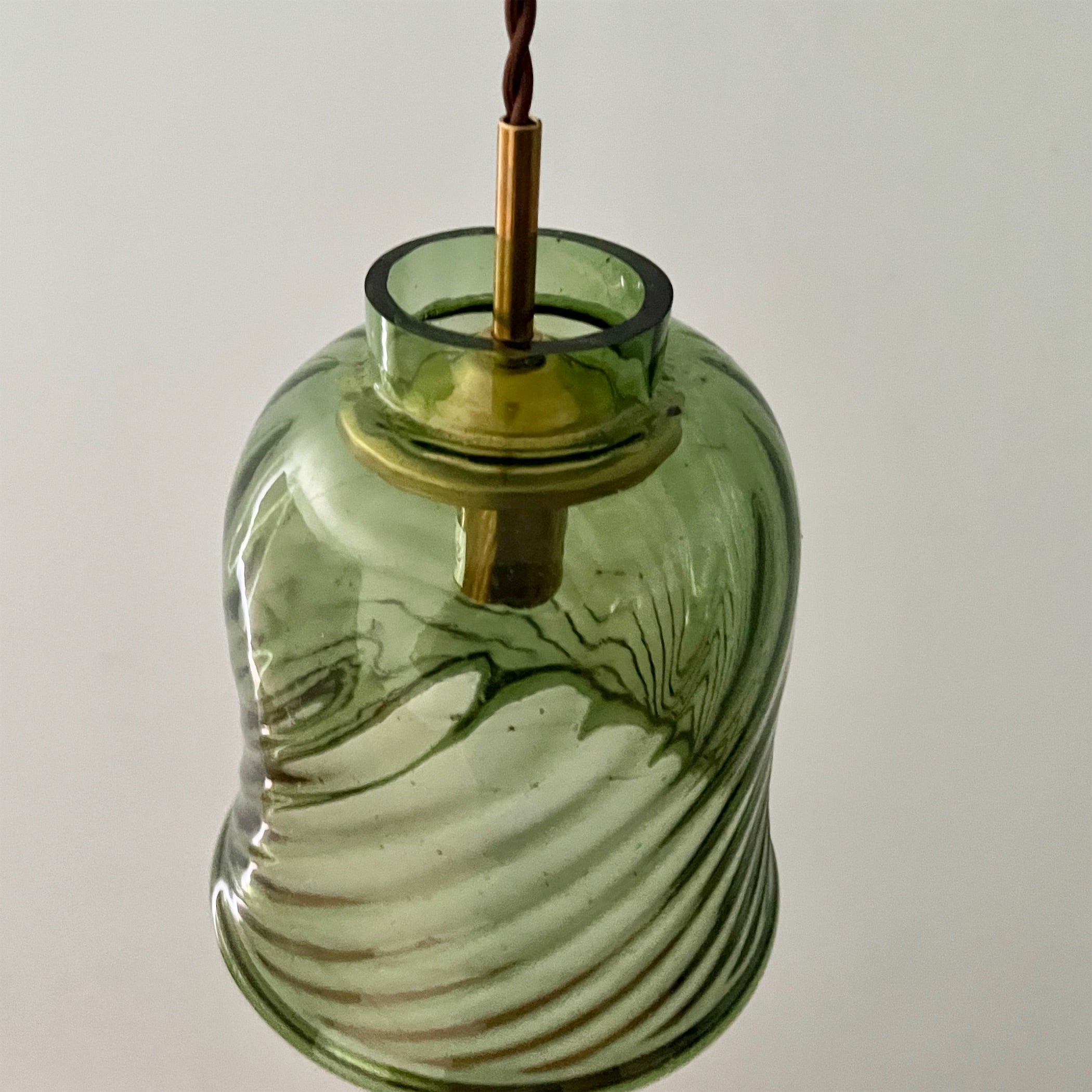 La Soufflerie】ランプシェード Suspension Dome Vert Fume | フィール