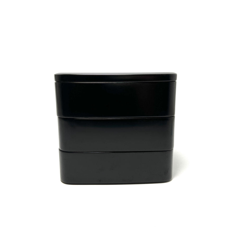 【塗師屋いち松】重箱 3段黒