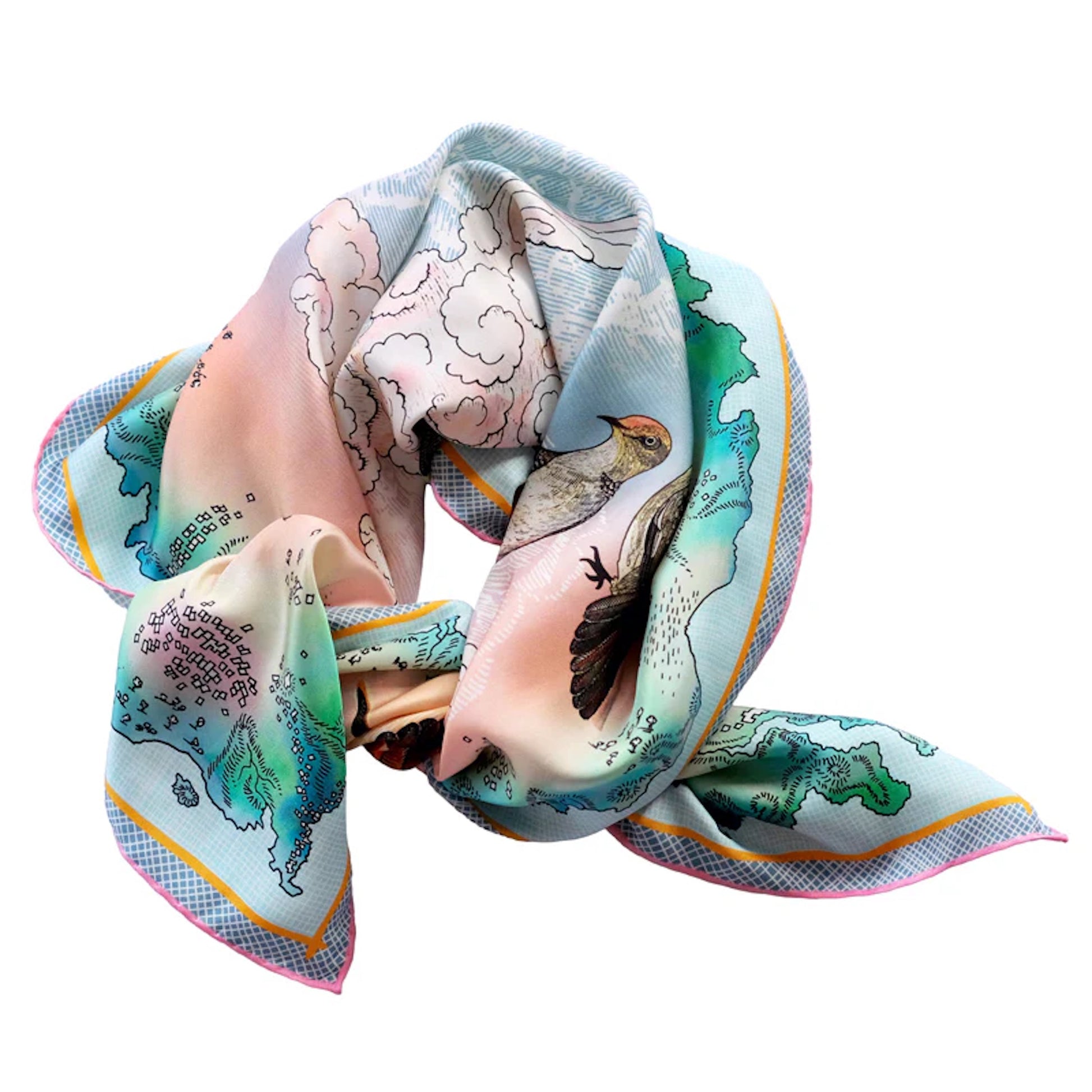 【Tse & Tse associees】スカーフ FOULARD AZURE