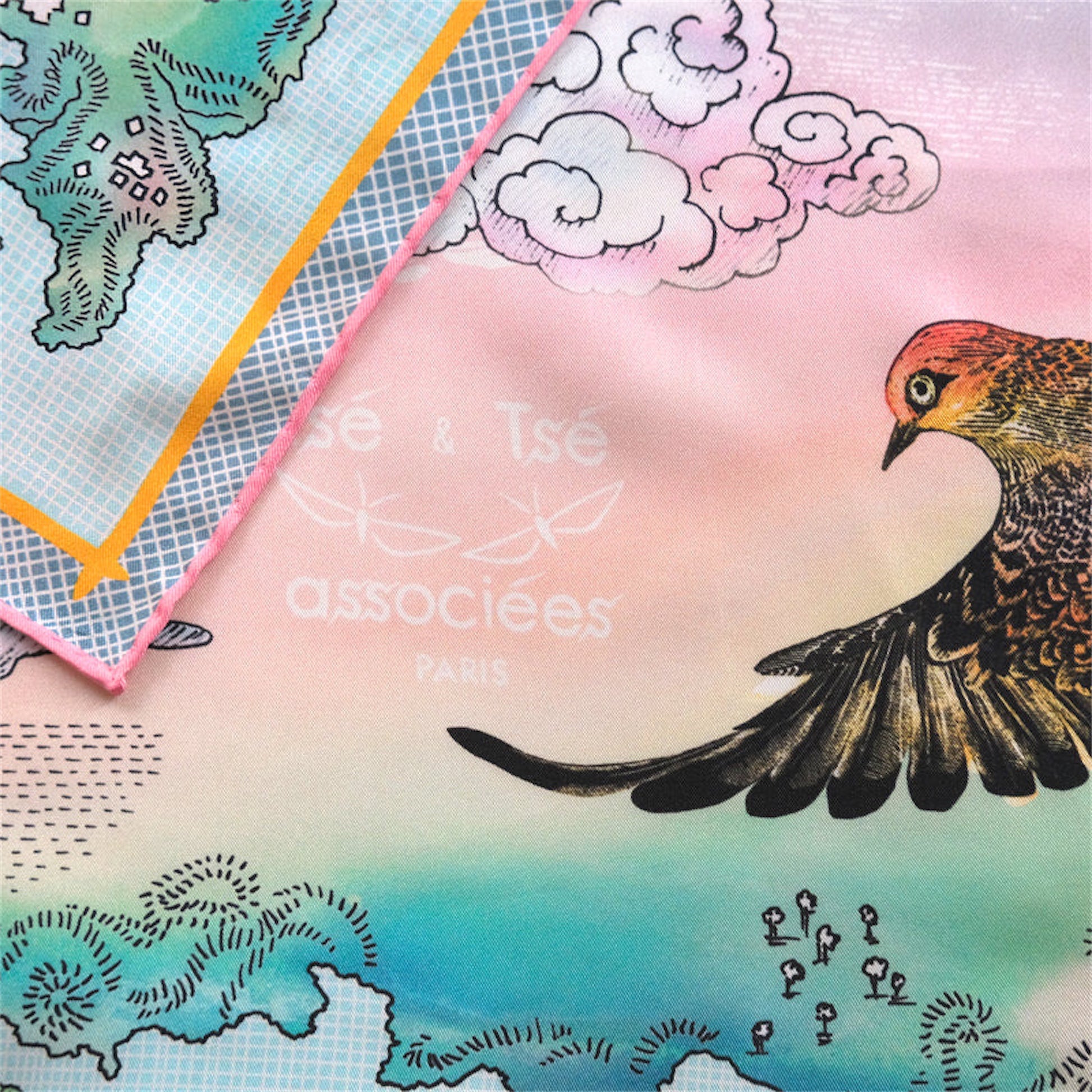 【Tse & Tse associees】スカーフ FOULARD AZURE