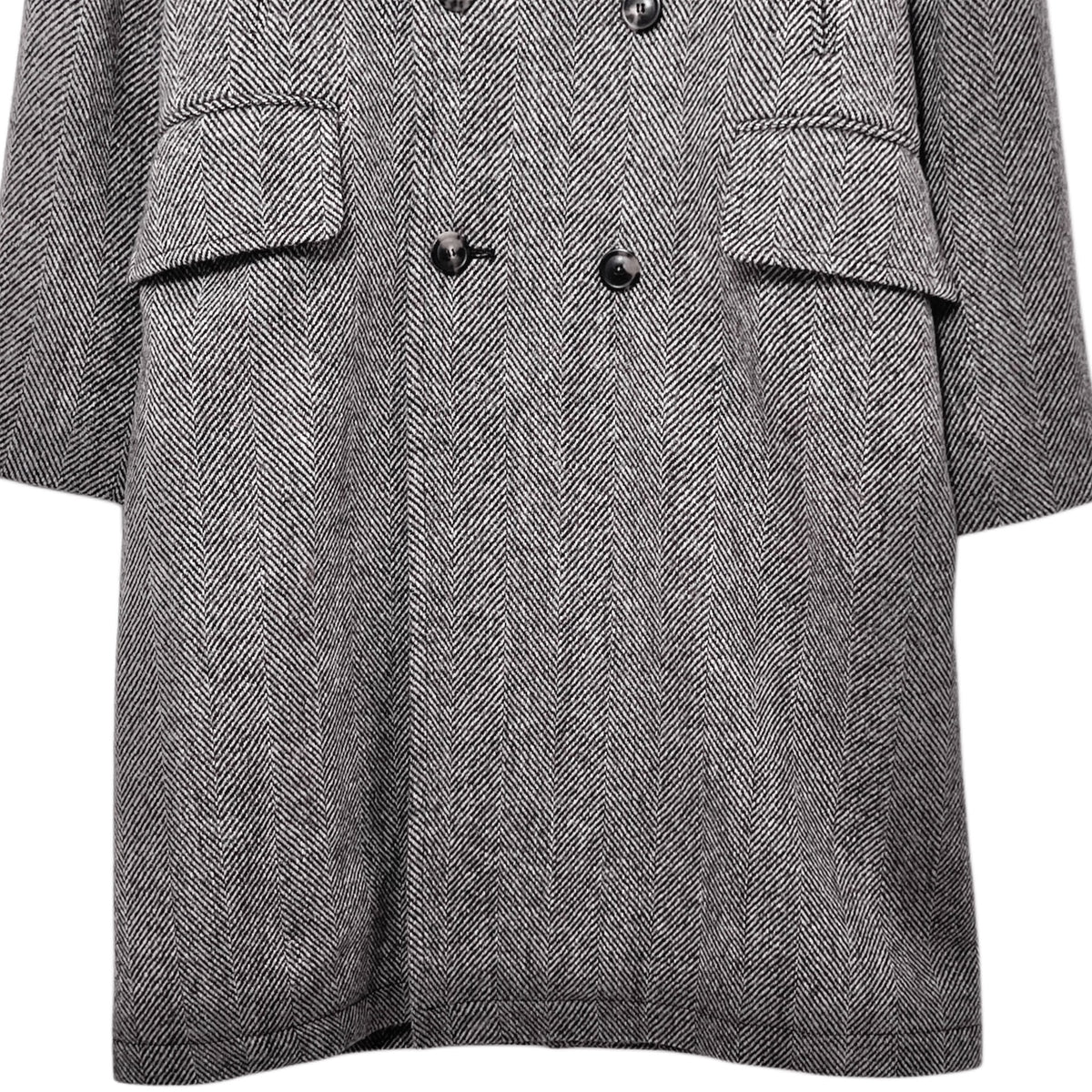 【LA FETICHE】Menswear Styled Overcoat In Harris Tweed