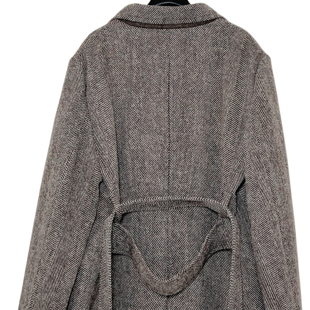 【LA FETICHE】Menswear Styled Overcoat In Harris Tweed
