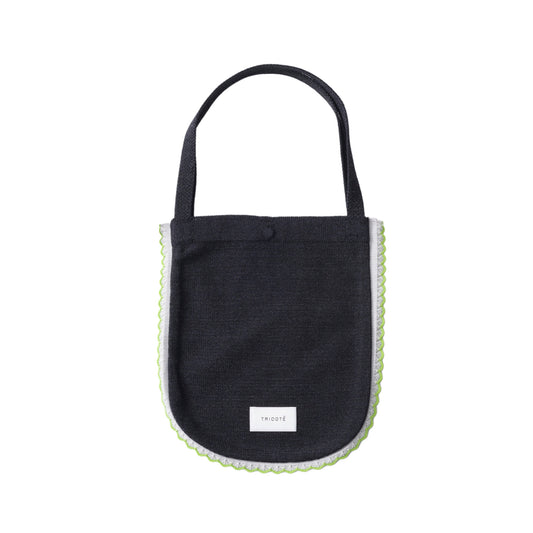 【TRICOTE】FRILLED LAME BAG