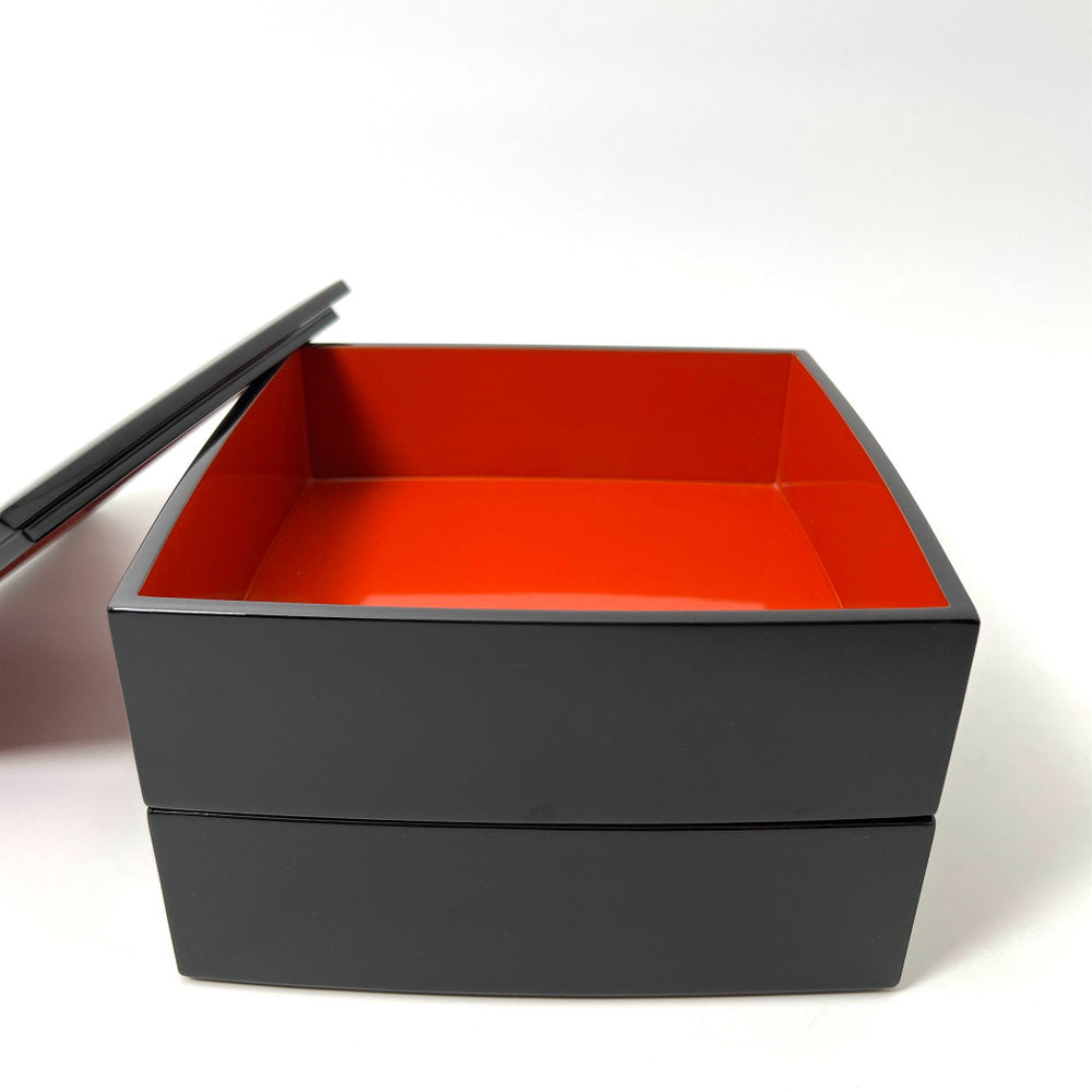 【塗師屋いち松】重箱 胴張2段