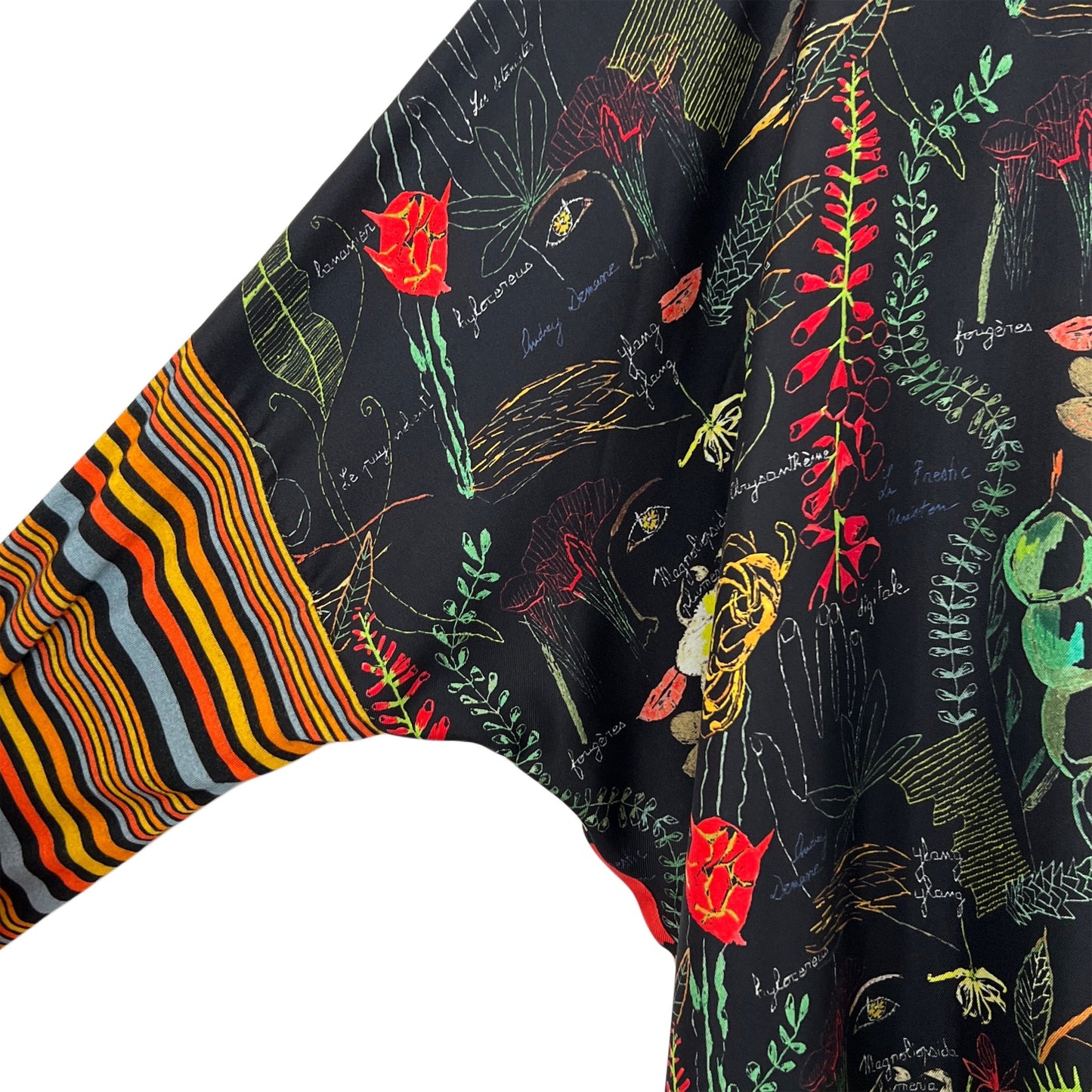 【La Prestic Ouiston】loose round-collar top with long sleeves