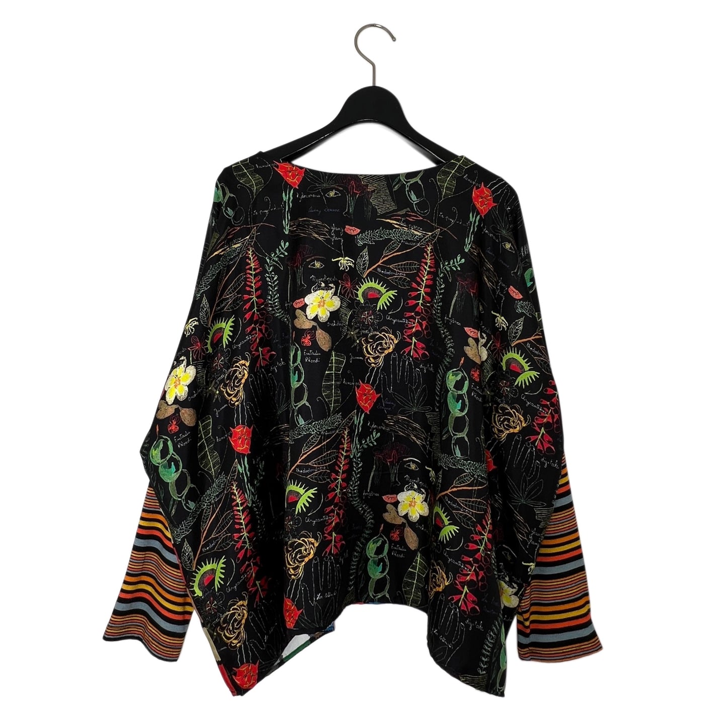 【La Prestic Ouiston】loose round-collar top with long sleeves