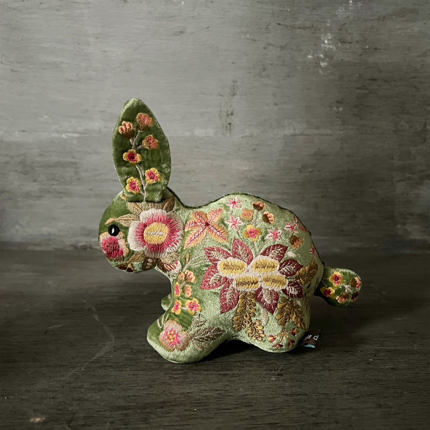 【Anke Drechsel】シルクベルベット Bunny_Emerald