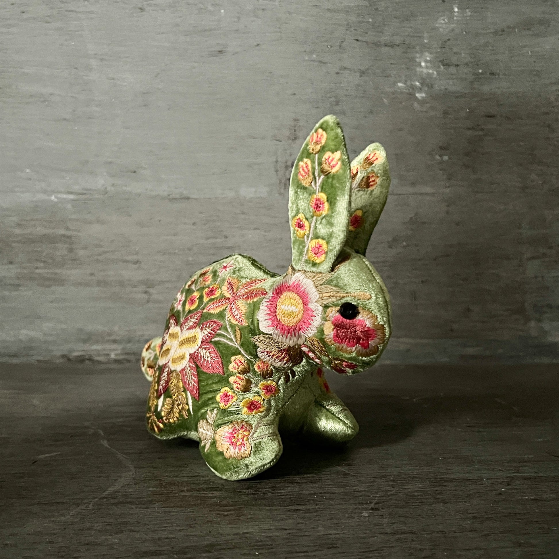 【Anke Drechsel】シルクベルベット Bunny_Emerald