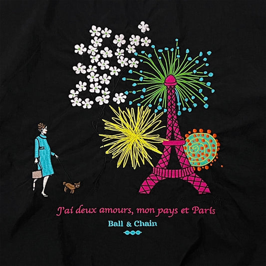 【Marianne Batlle】Ball & Chain×Marianne　Batlle The Eiffel Tower M&B-01-L BL