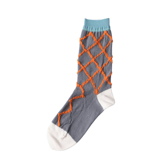 【TRICOTE】DIAMOND SHAPE FLUFFY SOCKS