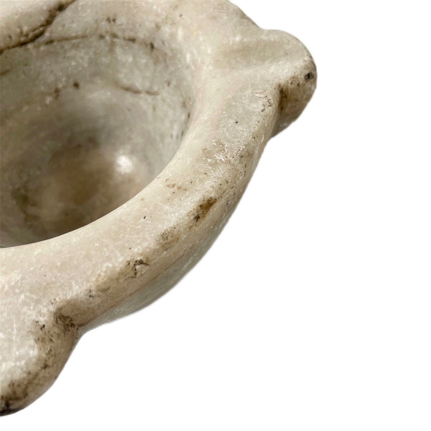 【FEEL】古道具 Antique marble mortar and handled pestle