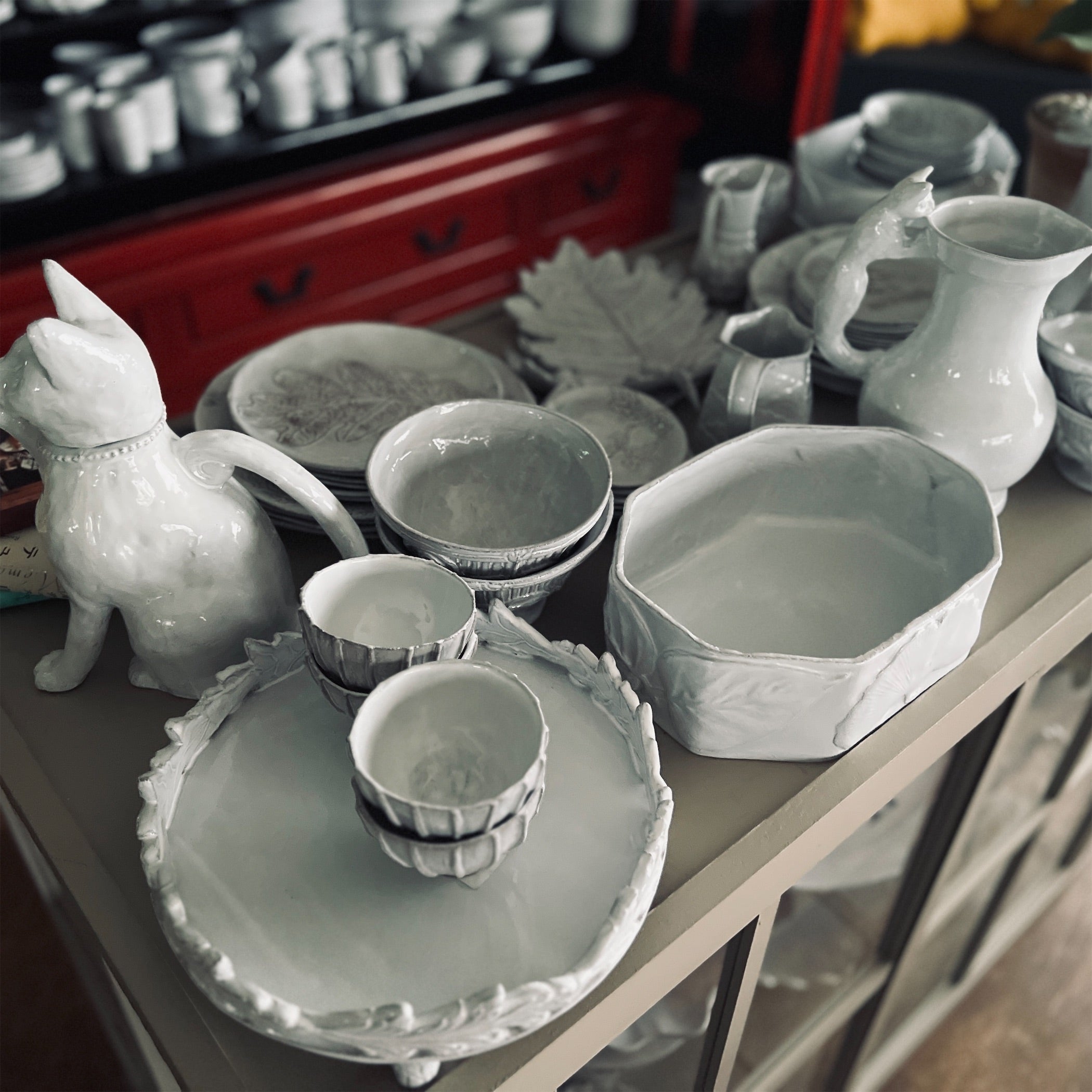 Astier de Villatte】Setsuko Ivy Leaf ソーサー | フィールシーン