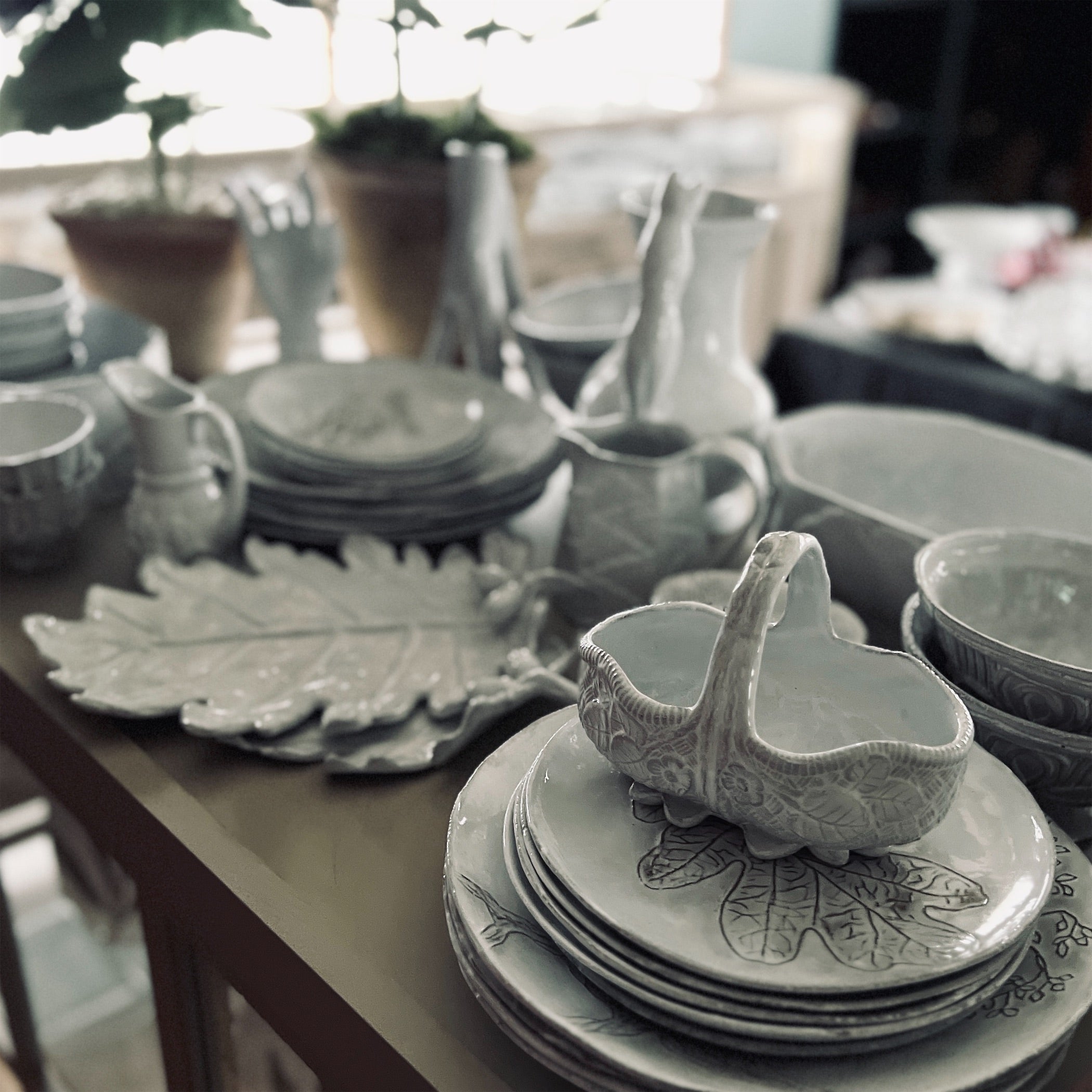 Astier de Villatte】Setsuko Bird on Tree ソーサー | フィールシーン